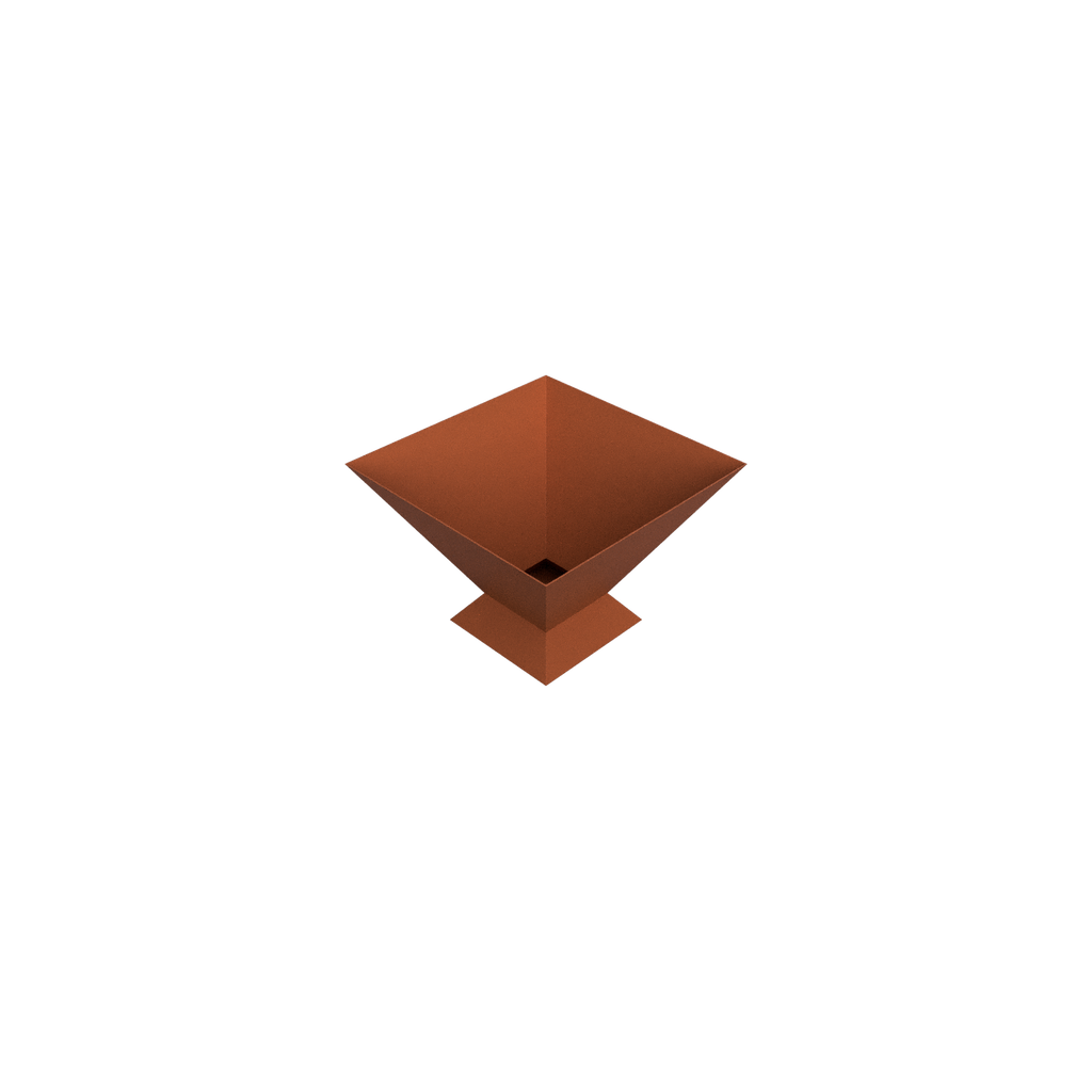 Inverted Pyramid Fire Pit