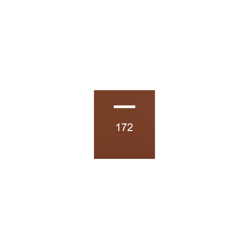 GC-LB-004 / Architectural Corten Steel Letterbox