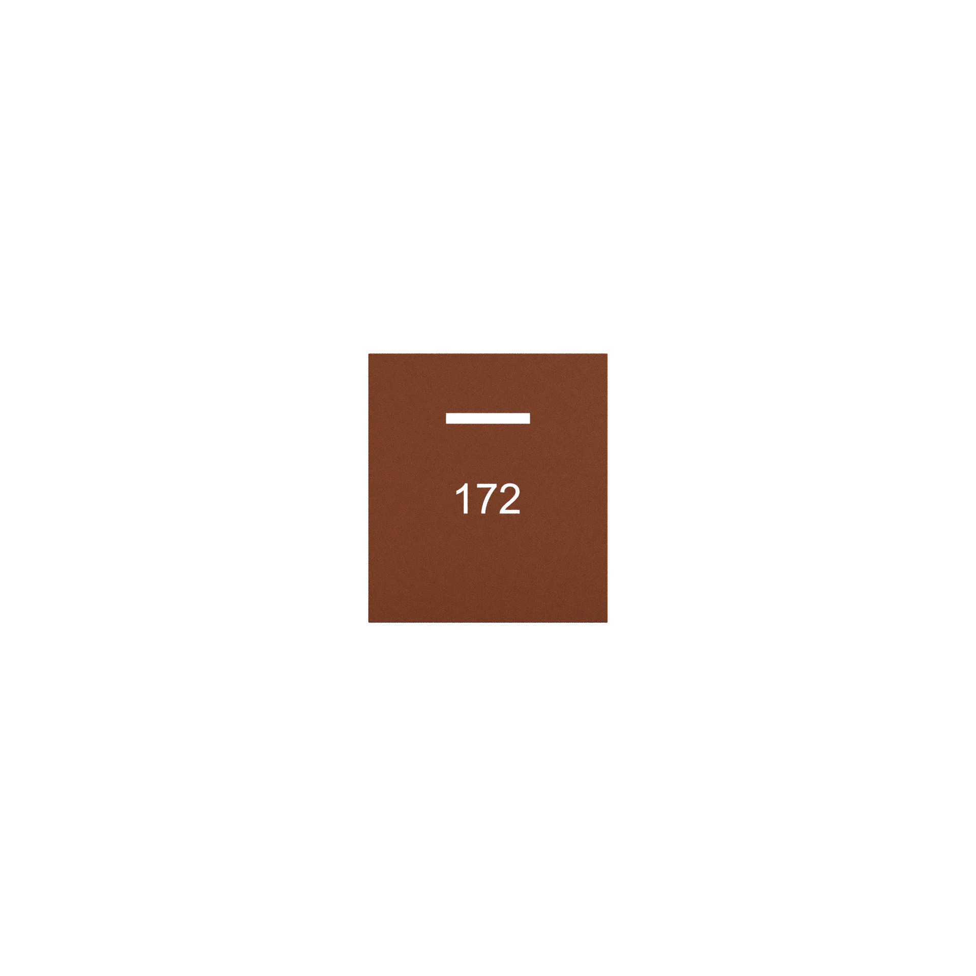 GC-LB-004 / Architectural Corten Steel Letterbox