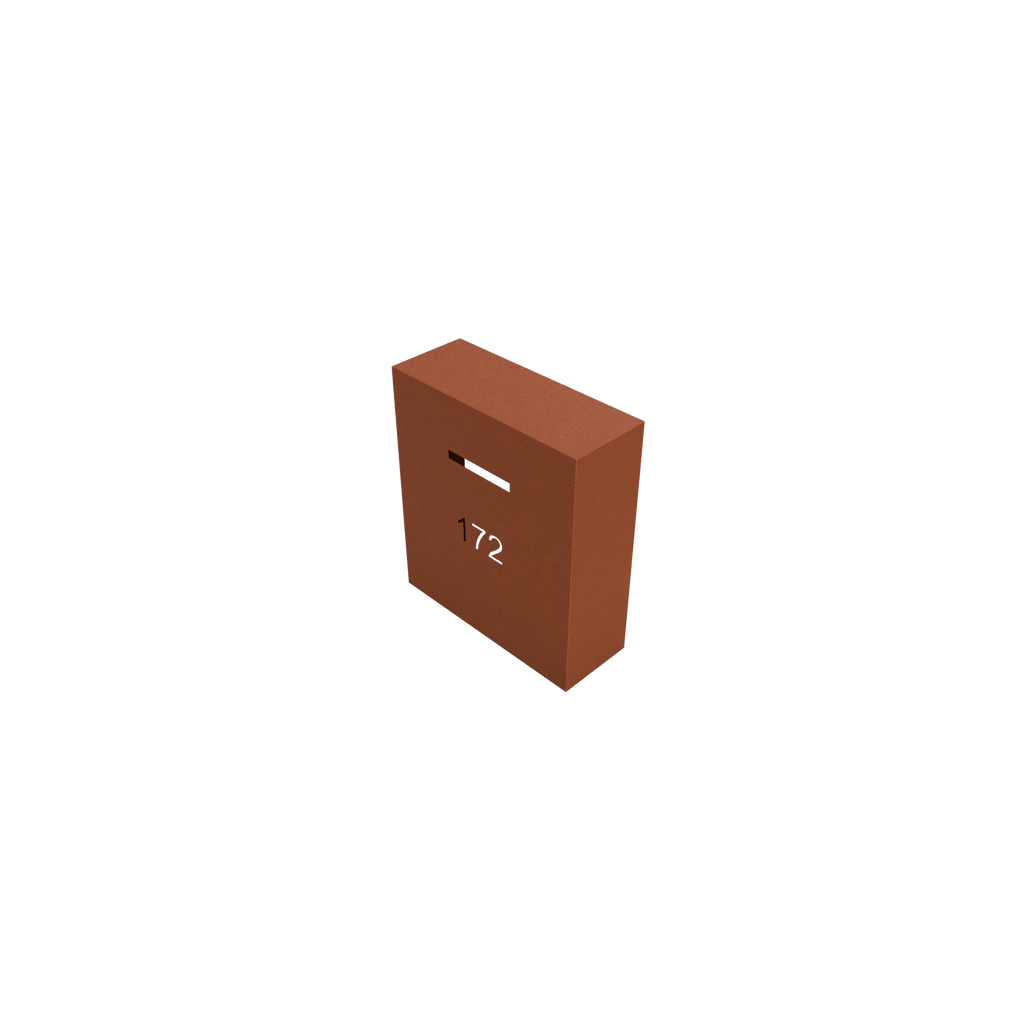 GC-LB-004 / Architectural Corten Steel Letterbox