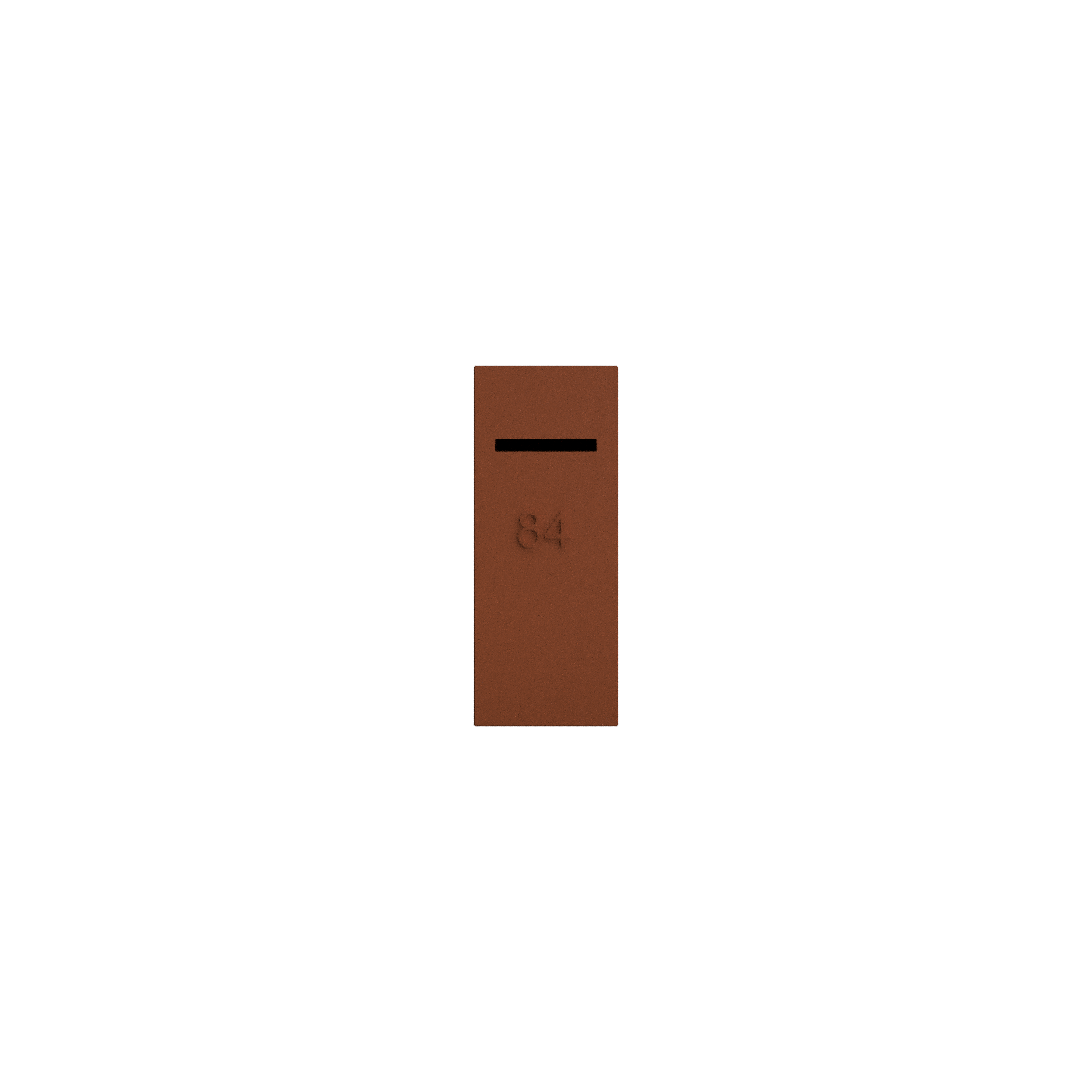 GC-LB-001 / Architectural Corten Steel Letterbox