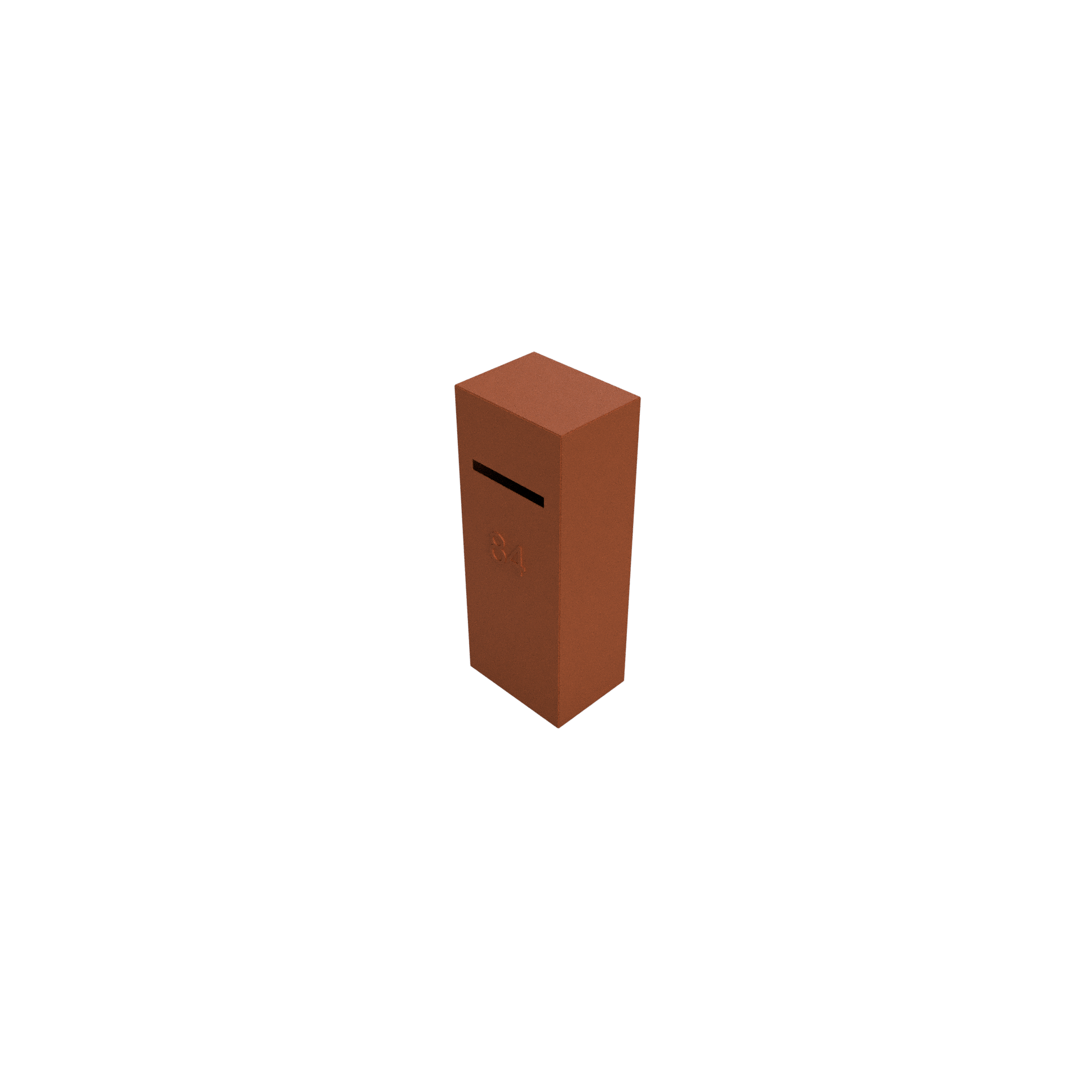 GC-LB-001 / Architectural Corten Steel Letterbox