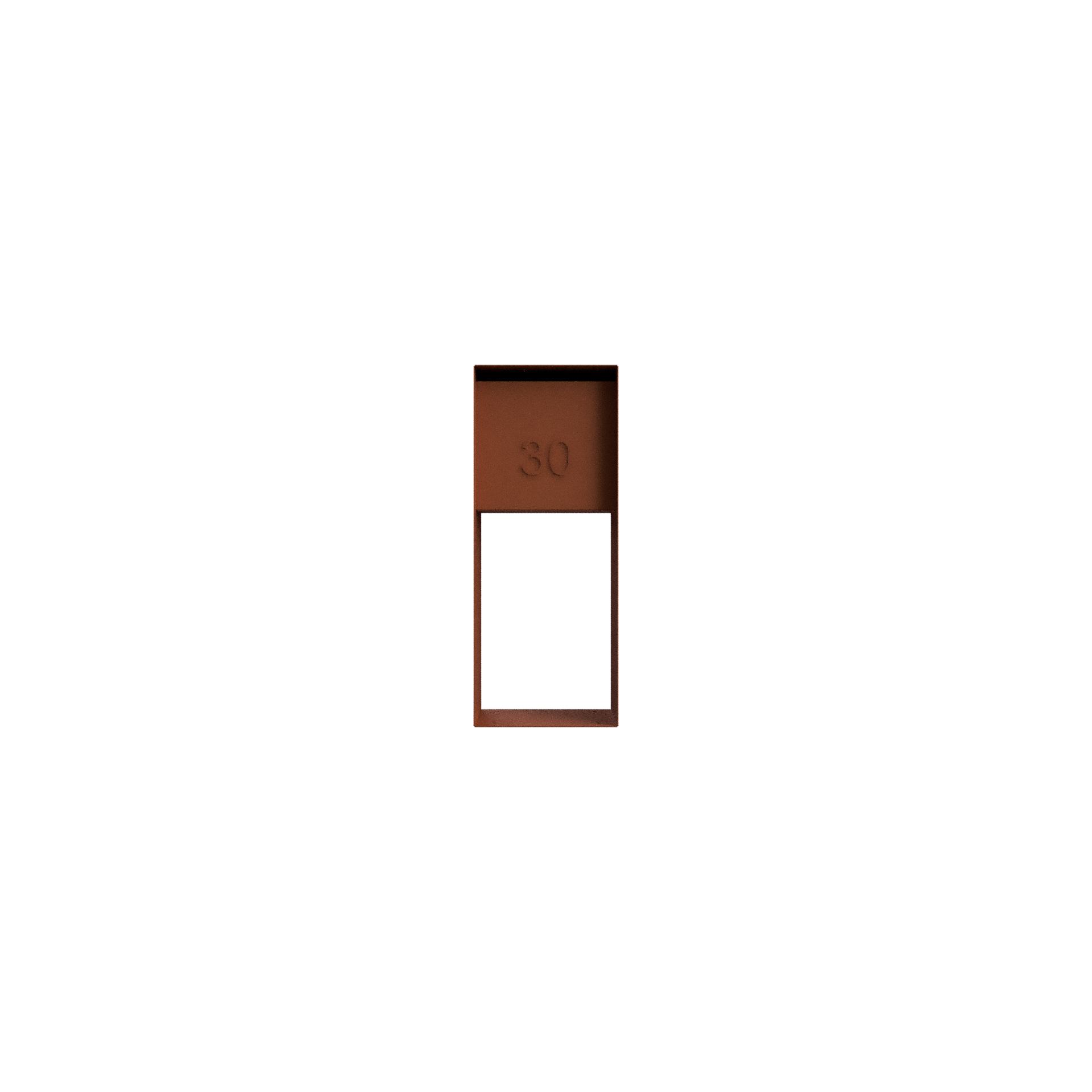 GC-LB-002 / Architectural Corten Steel Letterbox