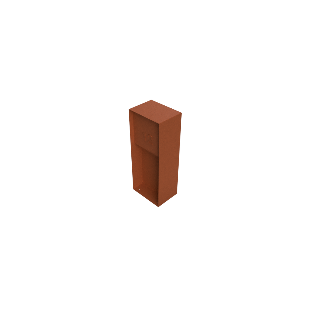GC-LB-003 / Architectural Corten Steel Letterbox
